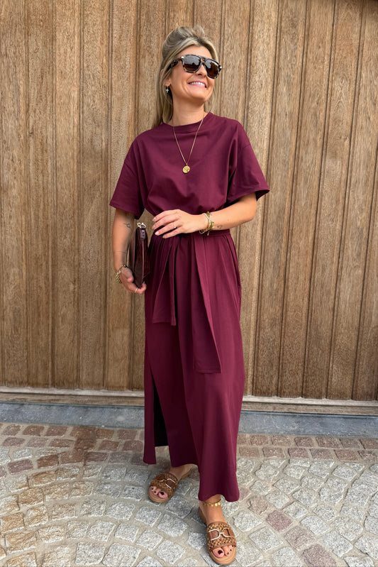 Izzy Dress Bordeaux