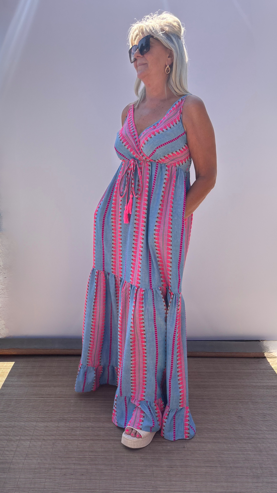 Viva Maxi Dress jeans blue