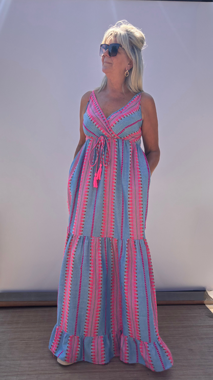 Viva Maxi Dress jeans blue