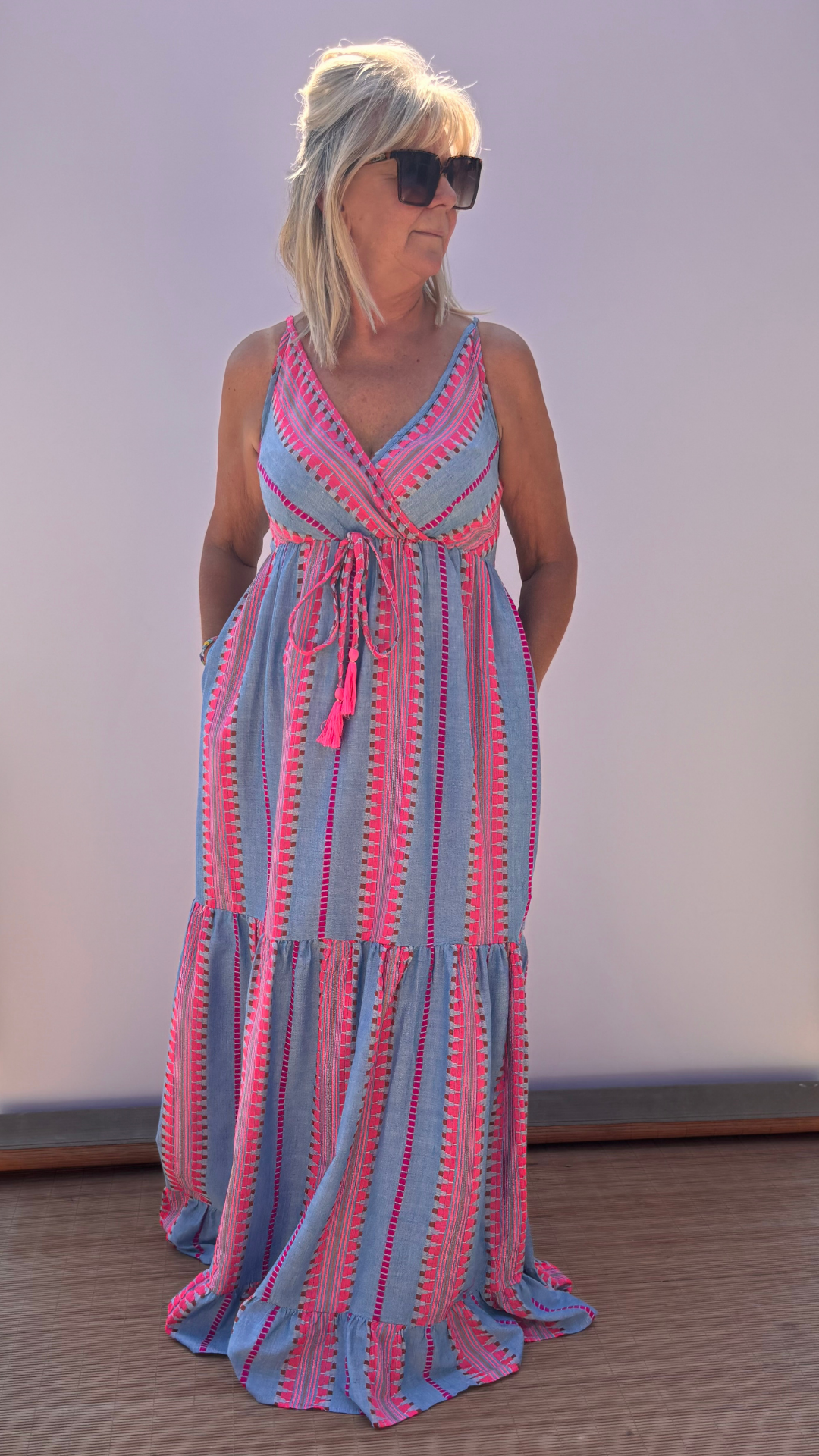 Viva Maxi Dress jeans blue