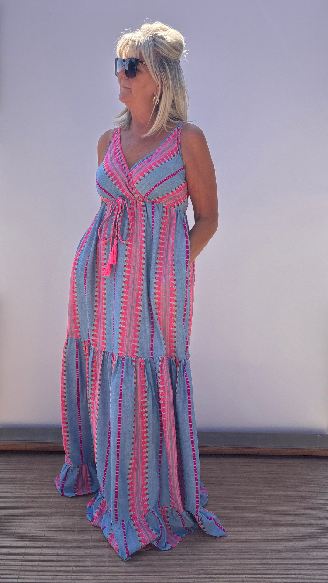 Viva Maxi Dress jeans blue