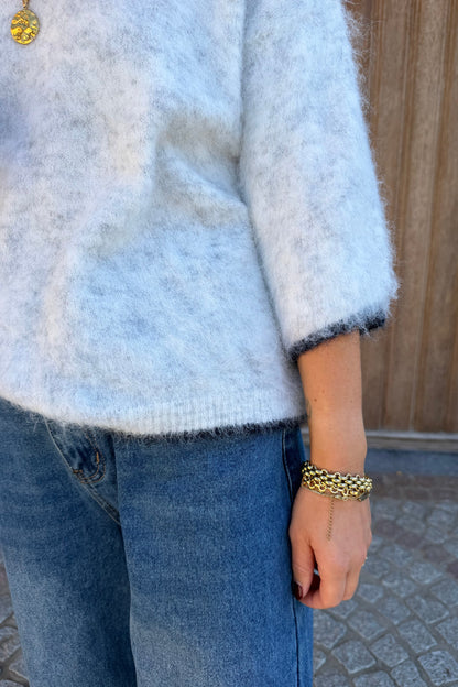 Estelle Polo knit (grijs)