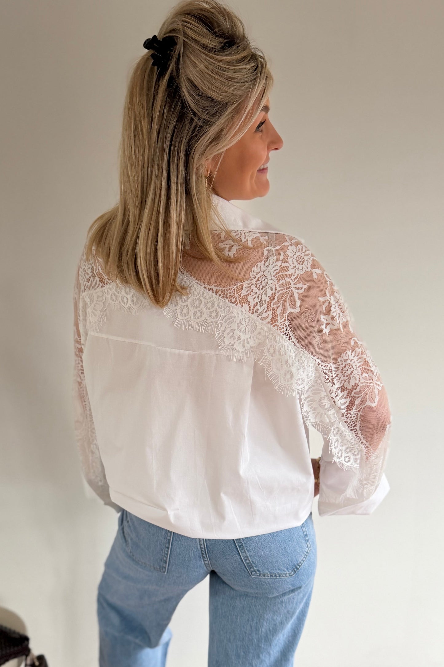 Milly Lace Blouse Wit