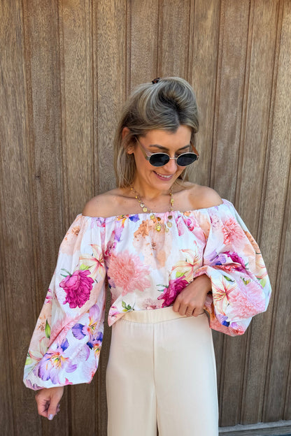 Fleur blouse off shoulder