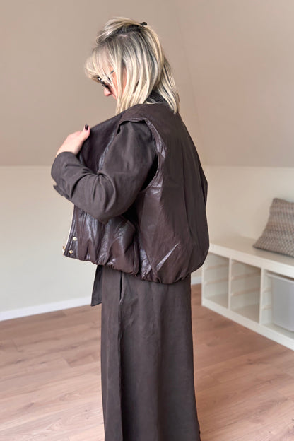 Rebel vest (Donkerbruin)