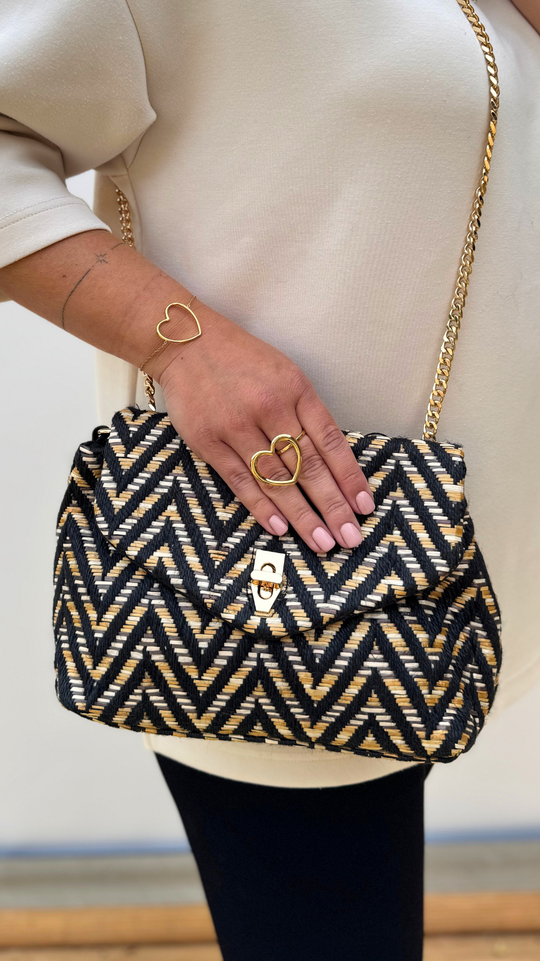 Jute black crossbody