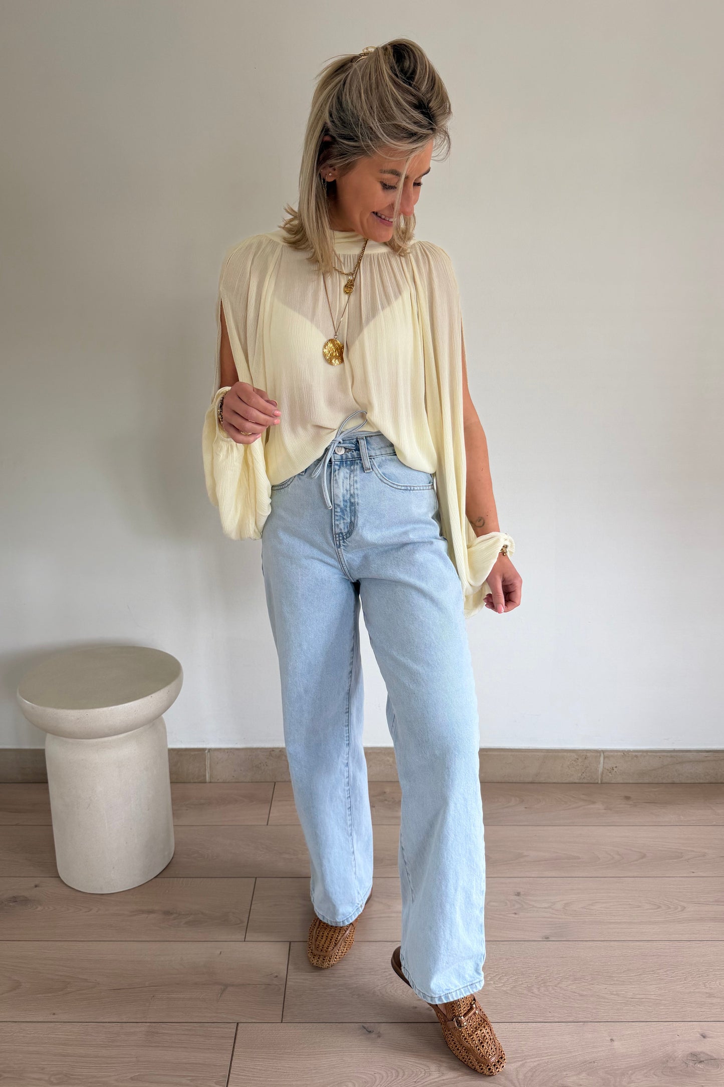 Clarisse blouse Butter Yellow