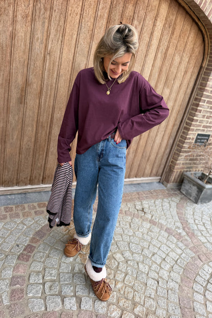 Odiel Longsleeve Bordeaux
