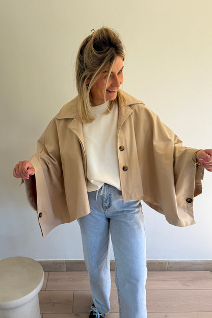Sofia Poncho-Trench