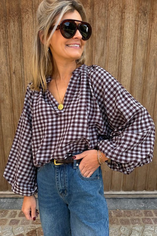 Vichy blouse