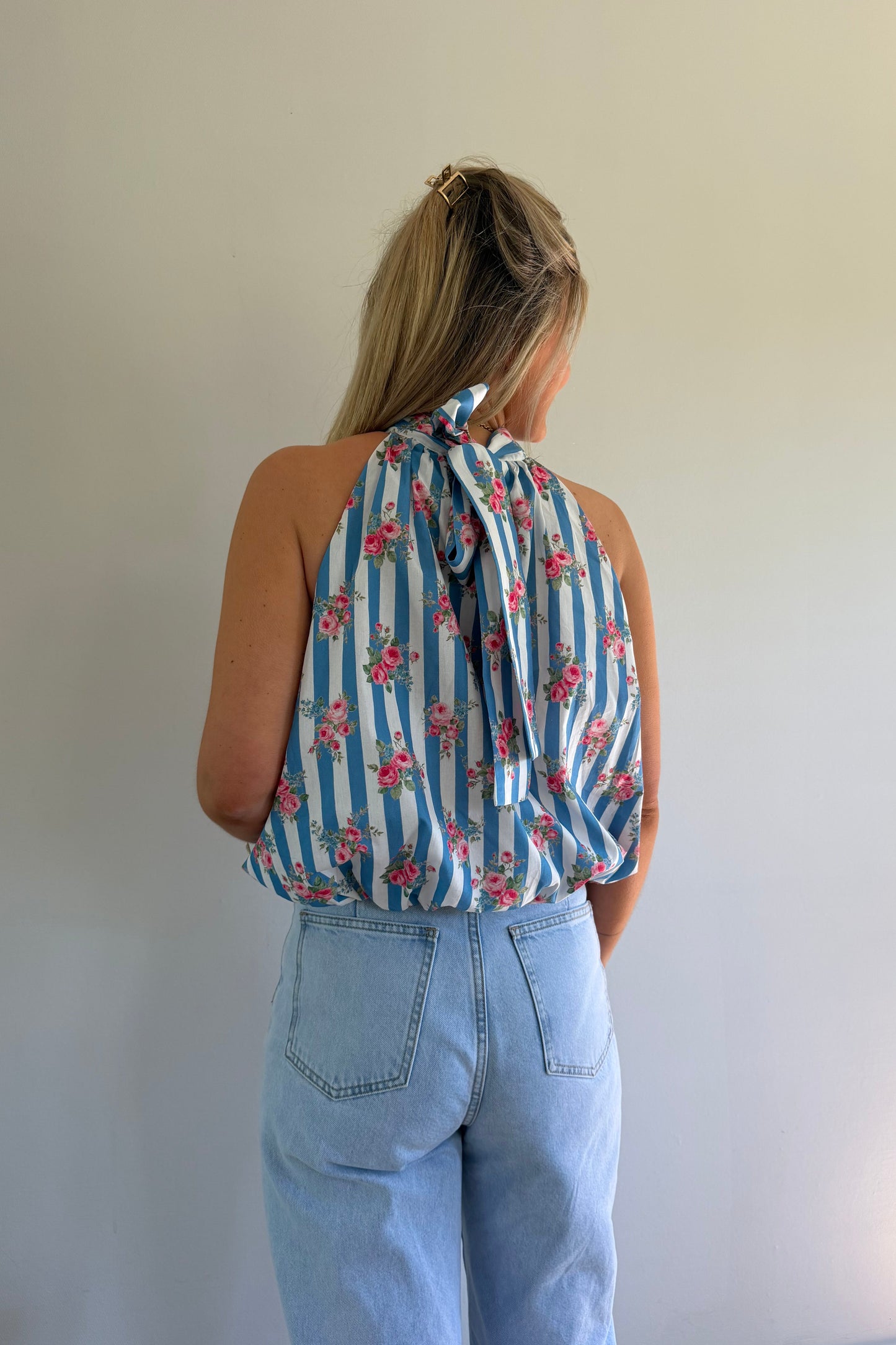Lovely top jeans blue