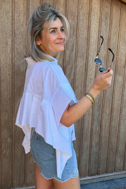 Victoire blouse wit
