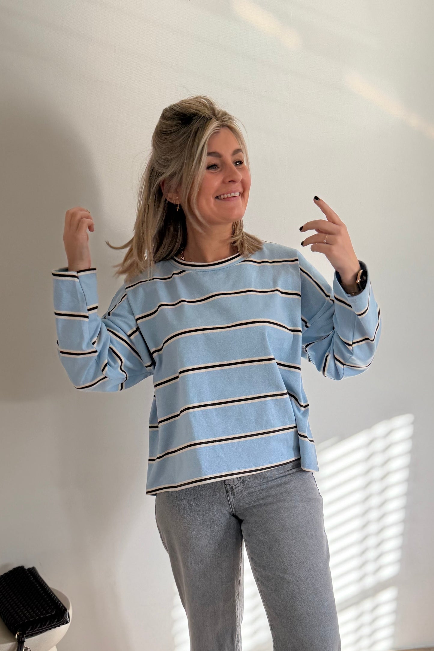 Ona Sweatshirt lichtblauw