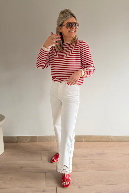Nola Jeans white