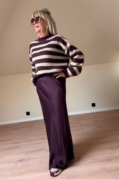 Bordeaux - Coffee knit