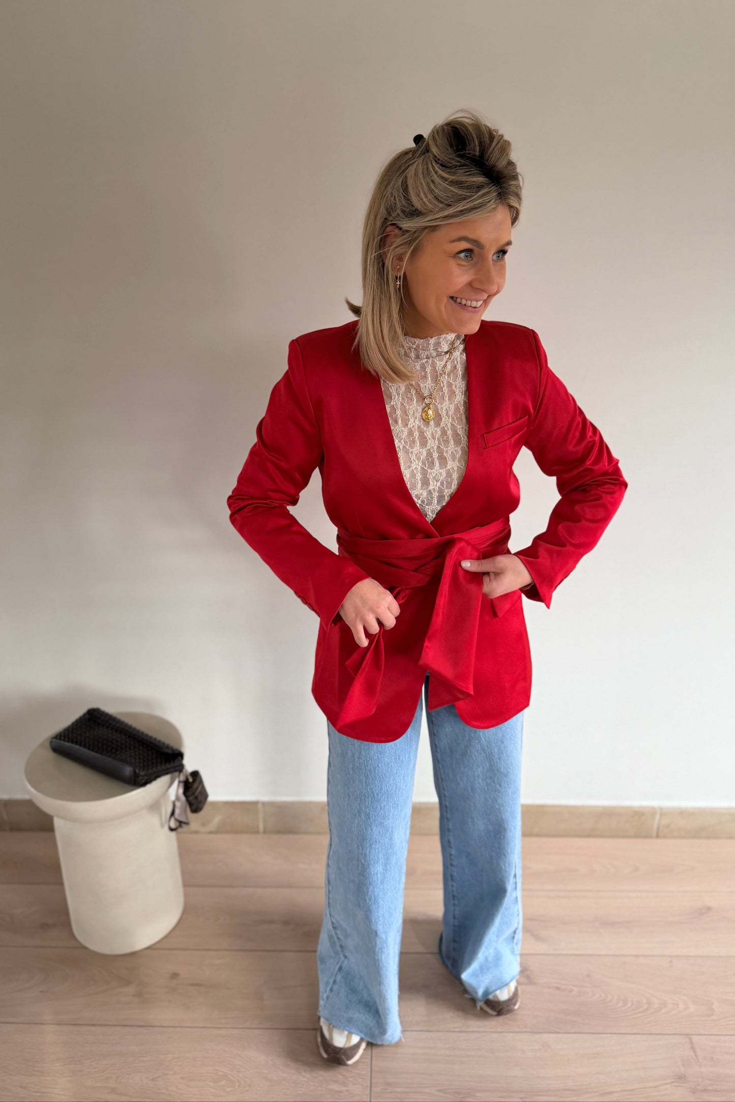 Poppy Red Blazer