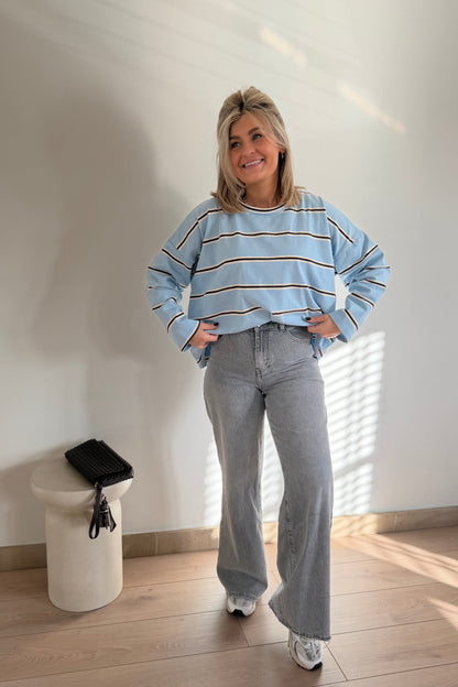 Ona Sweatshirt lichtblauw