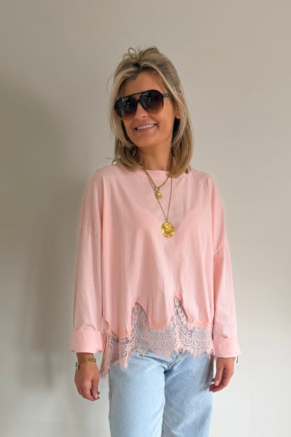 Longsleeve kant (soft pink)