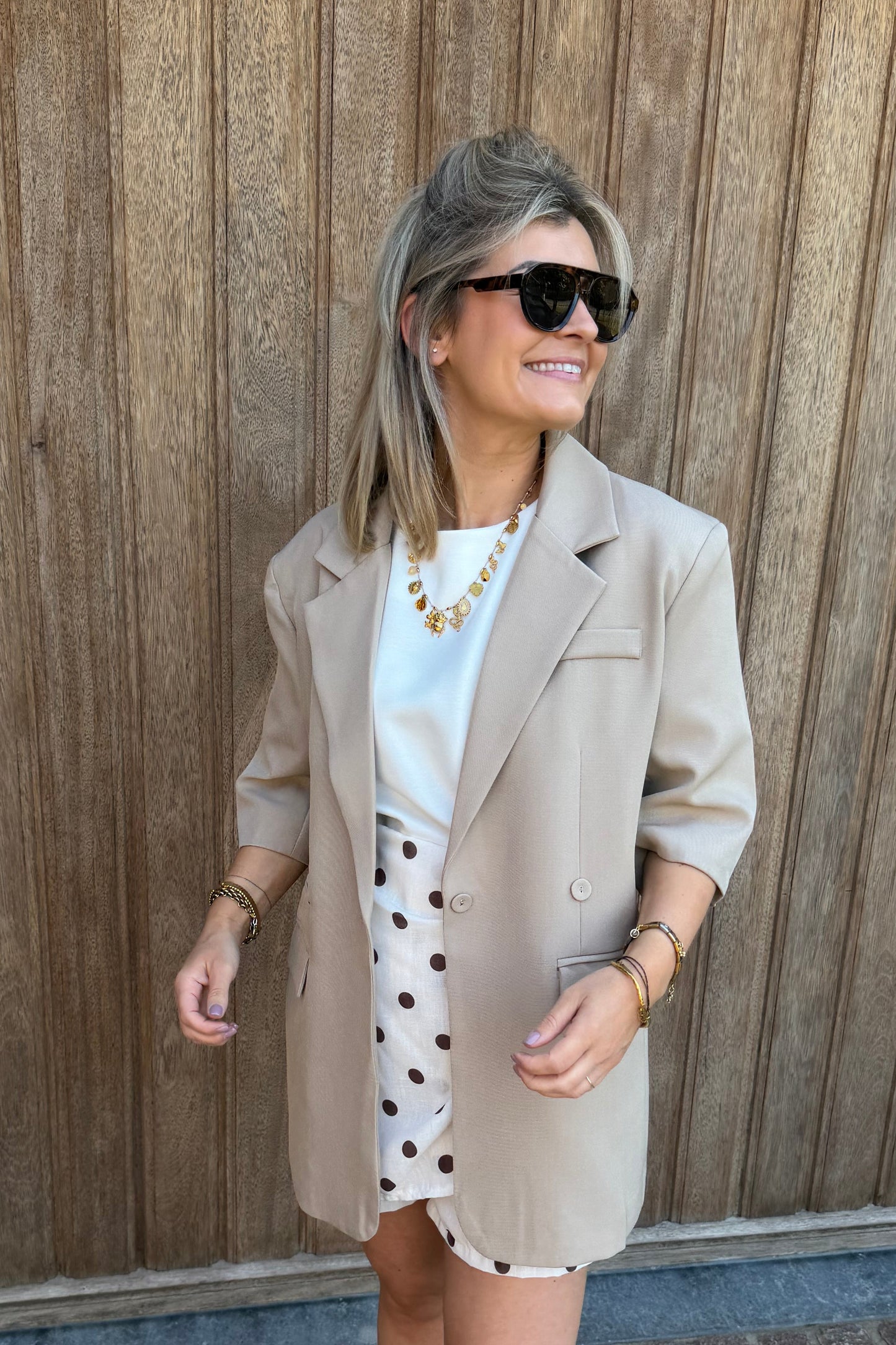Soléa Blazer Taupe