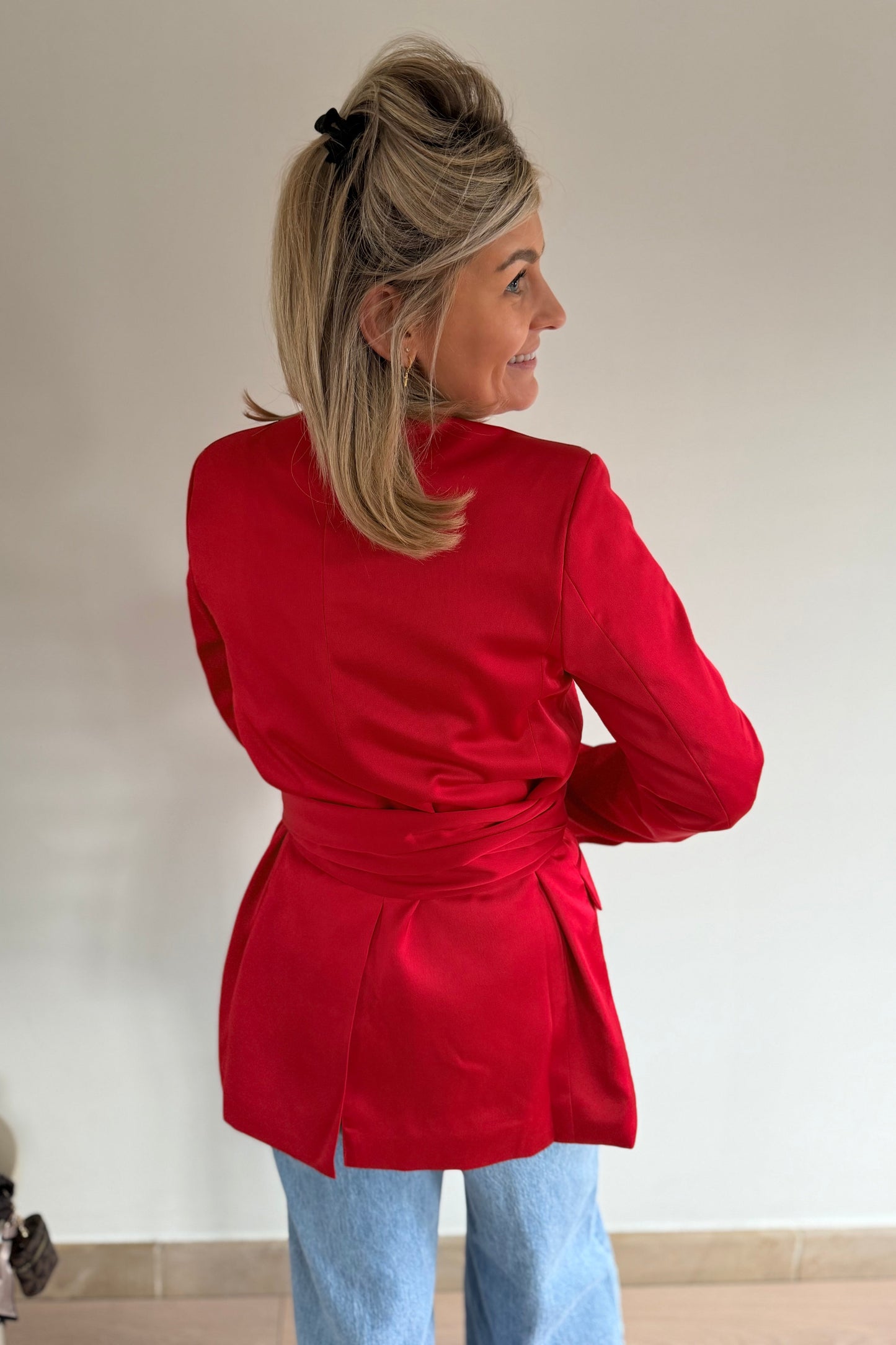 Poppy Red Blazer
