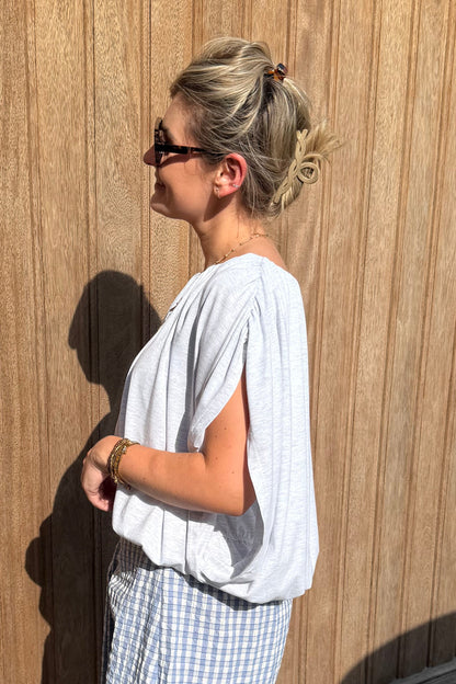 Jeannine drapé top