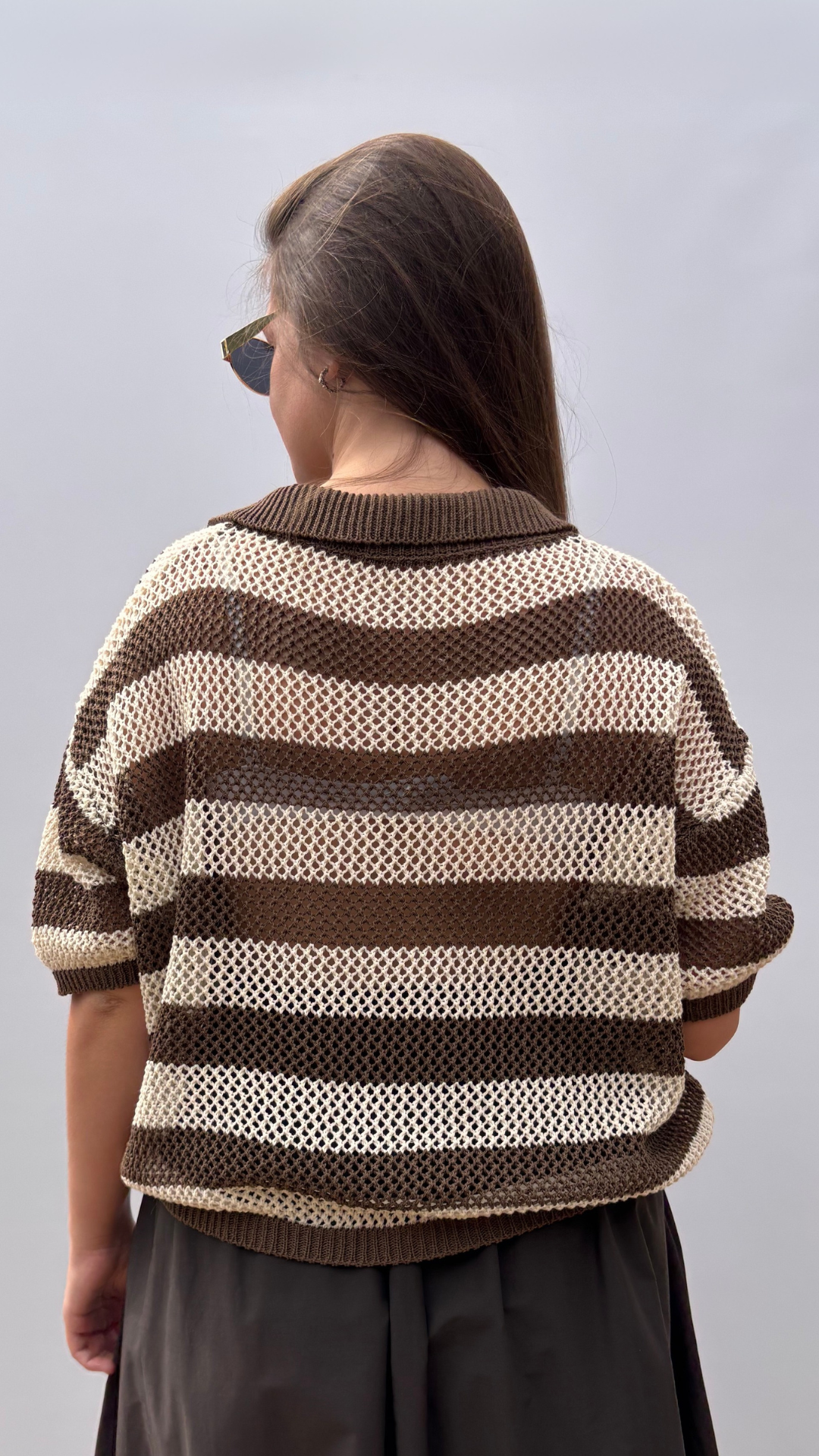 Cappuccino Crochet top