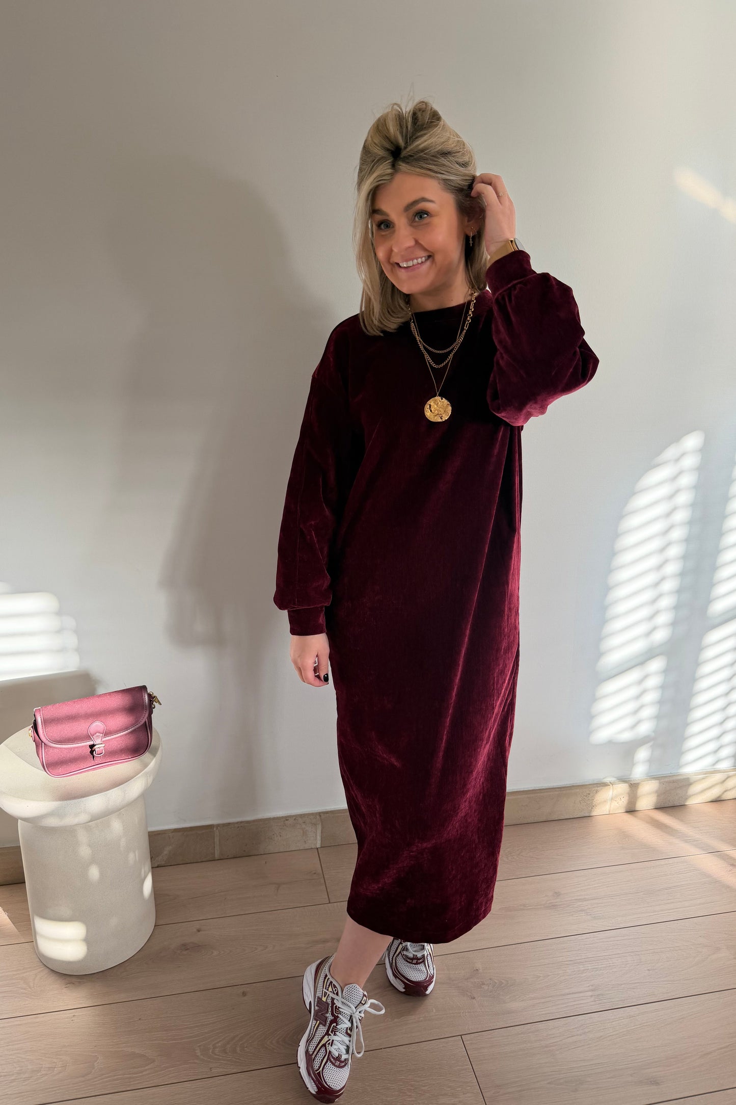 Vevi Dress Bordeaux