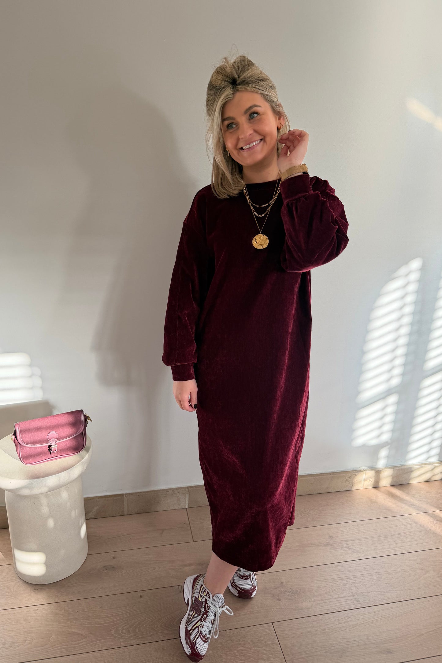 Vevi Dress Bordeaux
