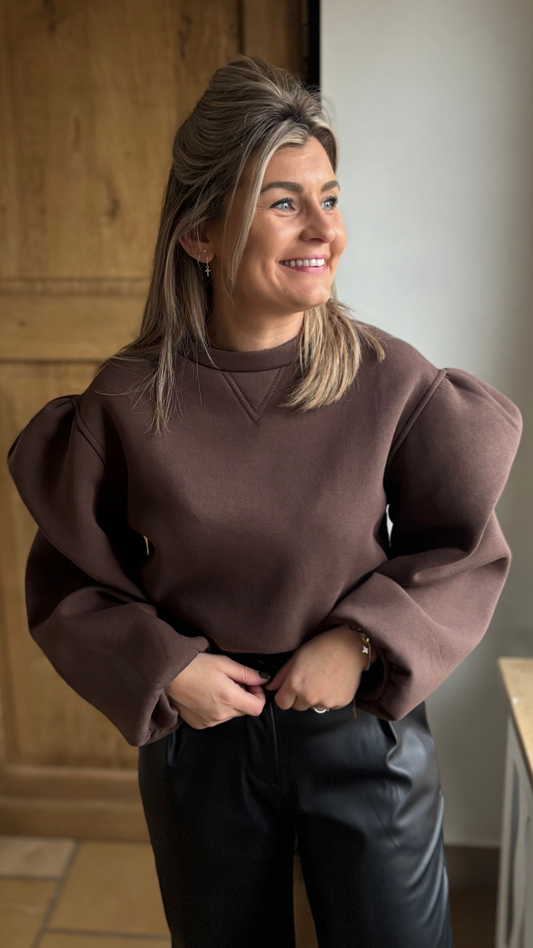 Chocolate sweater