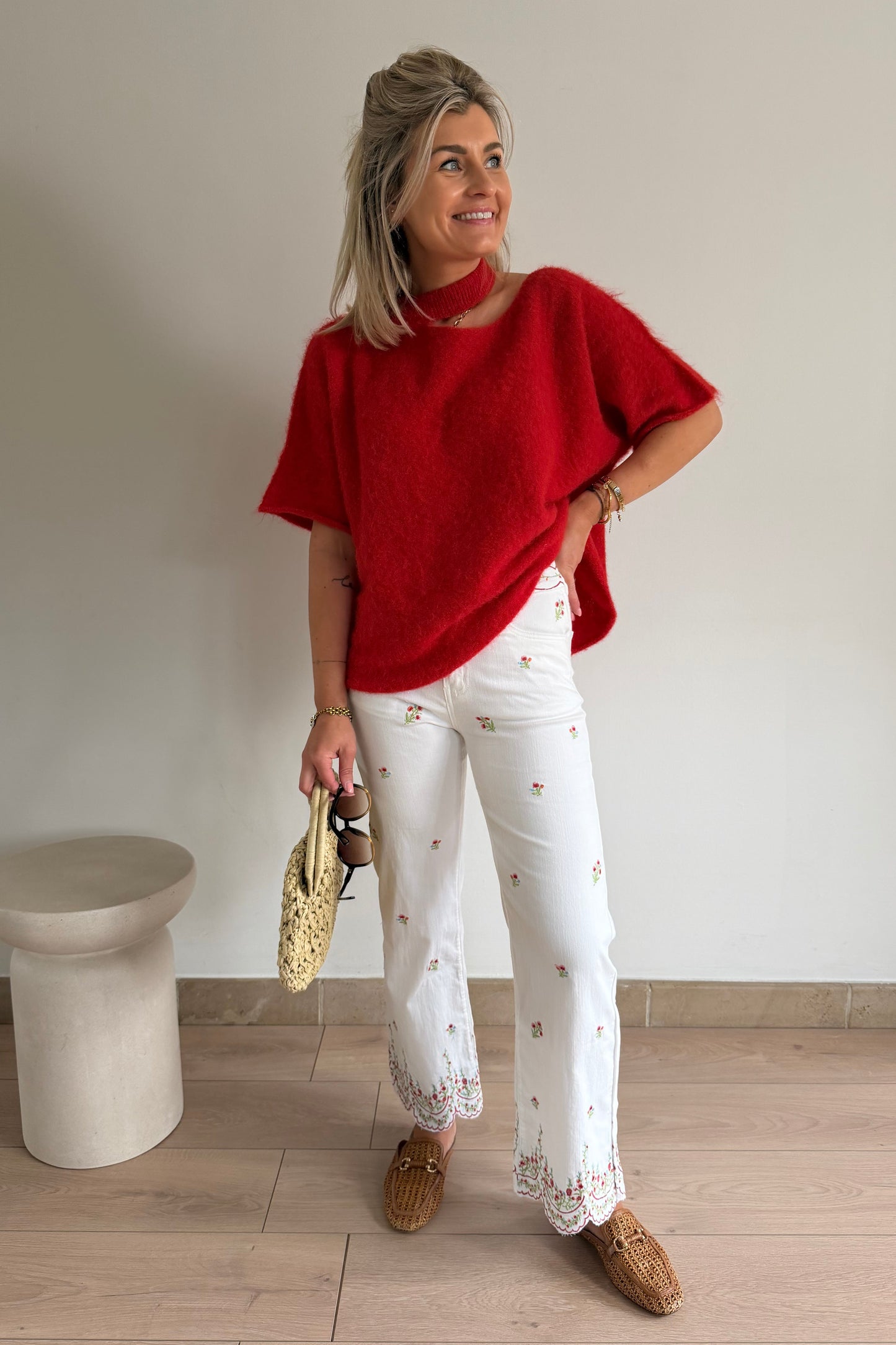 Lio Knit Red