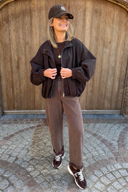 Bomber jas bruin