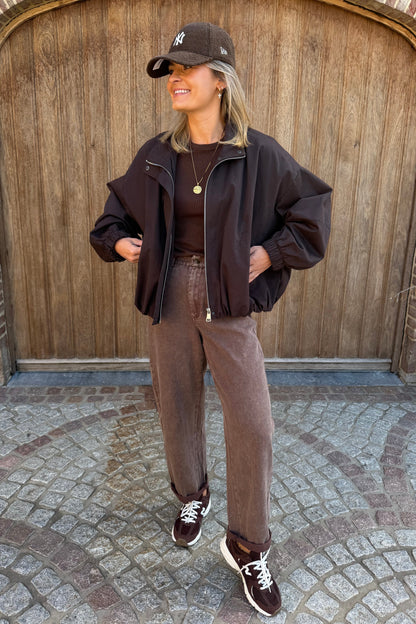 Bomber jas bruin