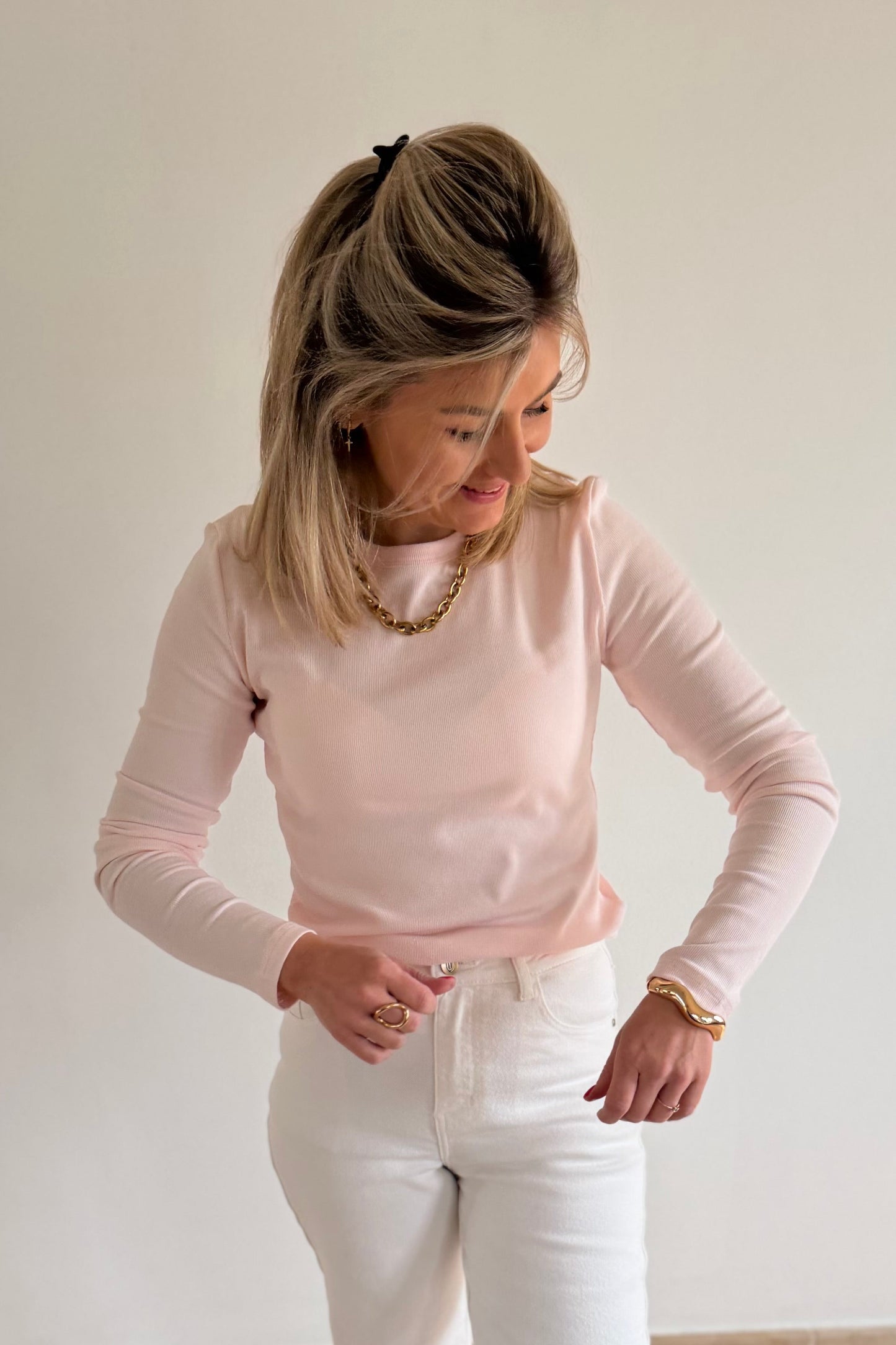 Zita longsleeve Baby pink