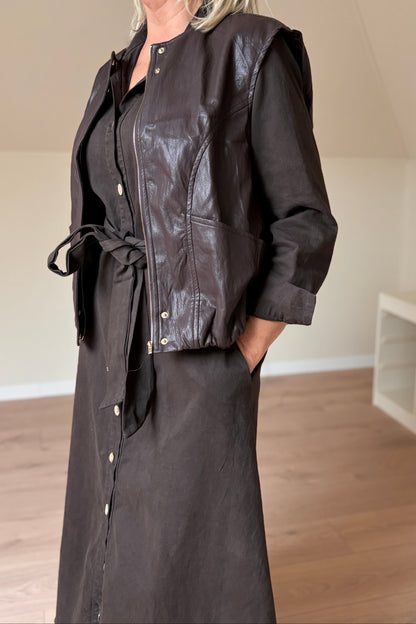 Rebel vest (Donkerbruin)