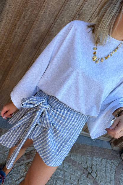 Louise Skort blauw
