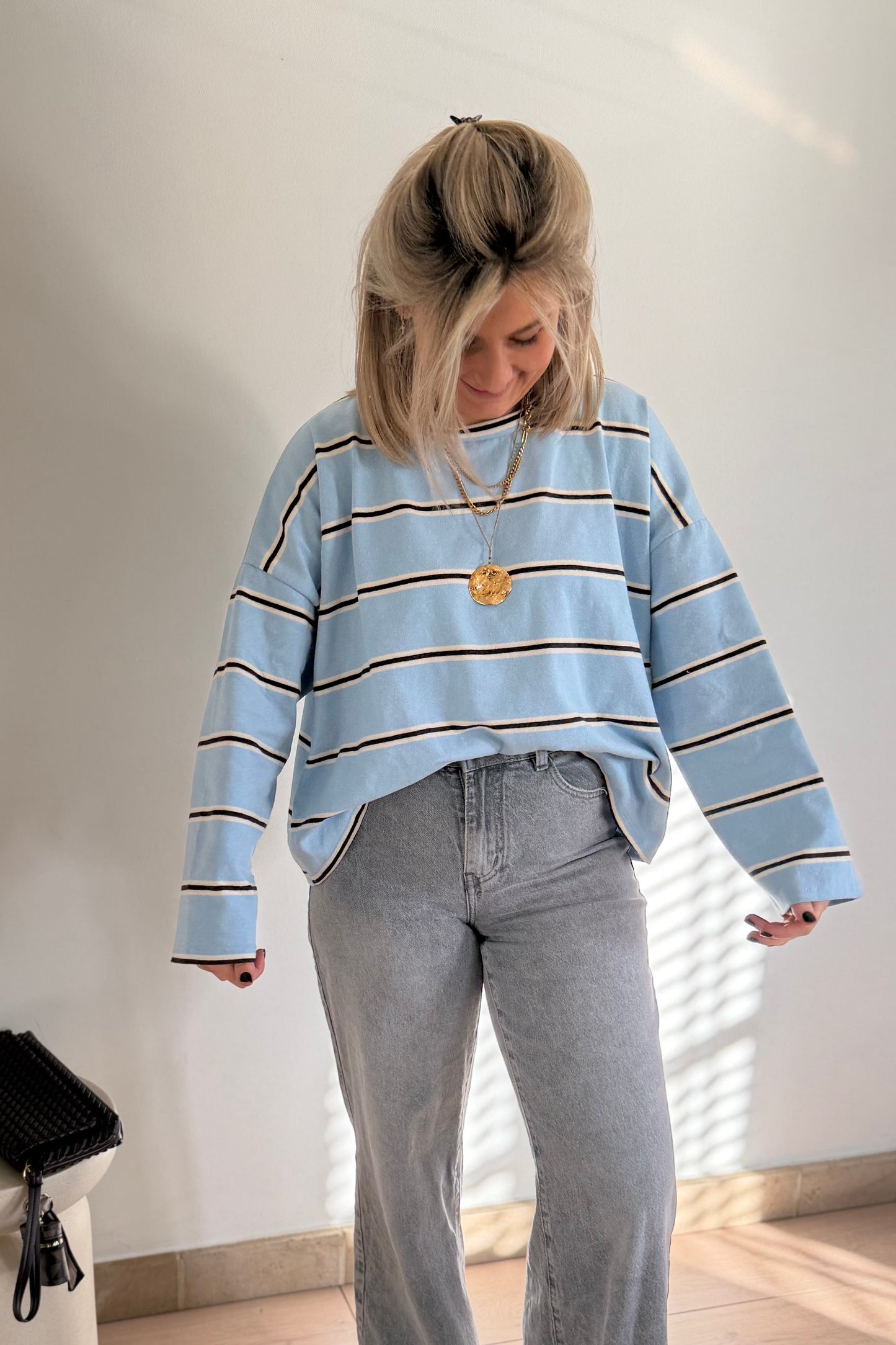 Ona Sweatshirt lichtblauw