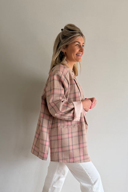 Jasmin Blazer beige-roze