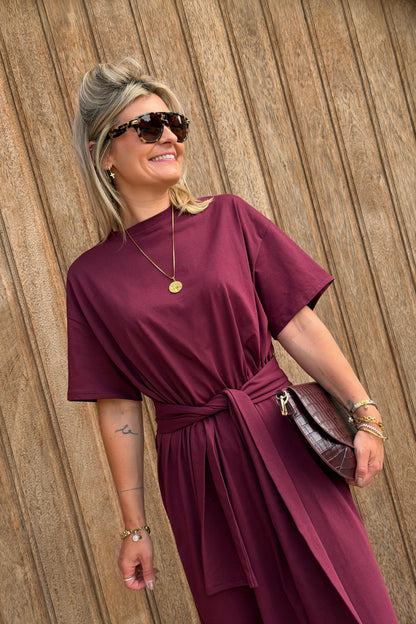 Izzy Dress Bordeaux