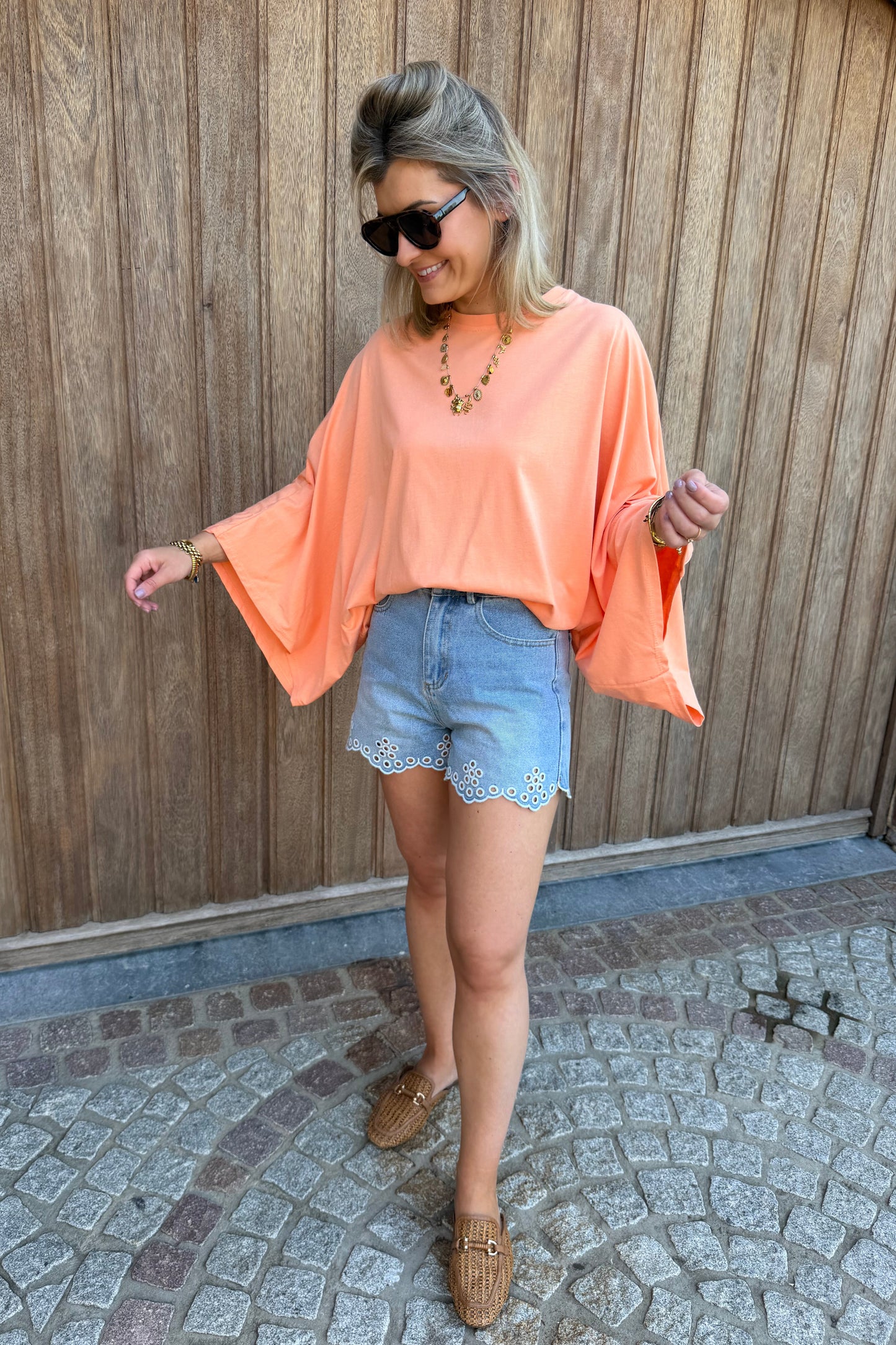 Manon shirt peach