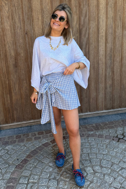 Louise Skort blauw