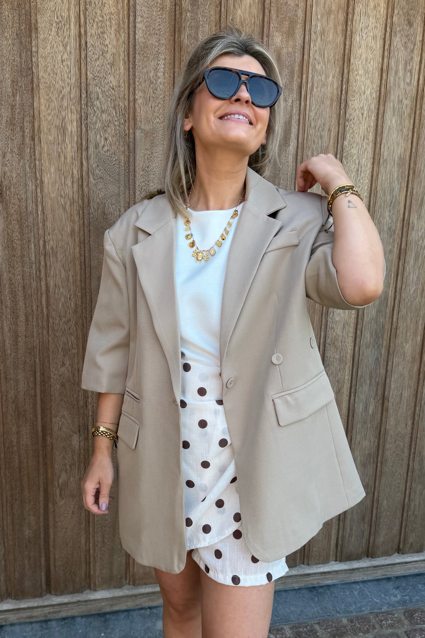 Soléa Blazer Taupe