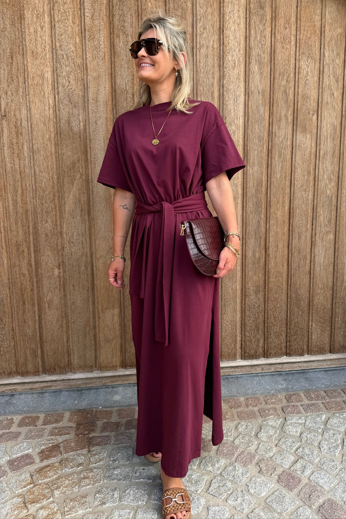 Izzy Dress Bordeaux