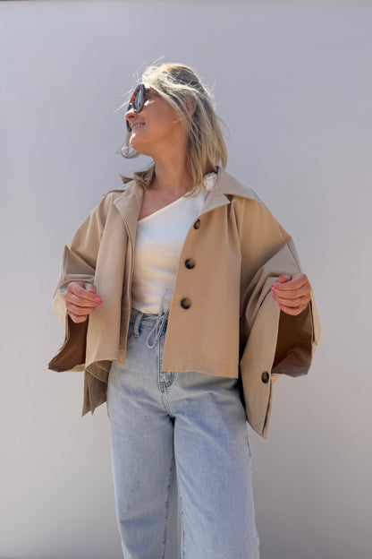 Sofia Poncho-Trench