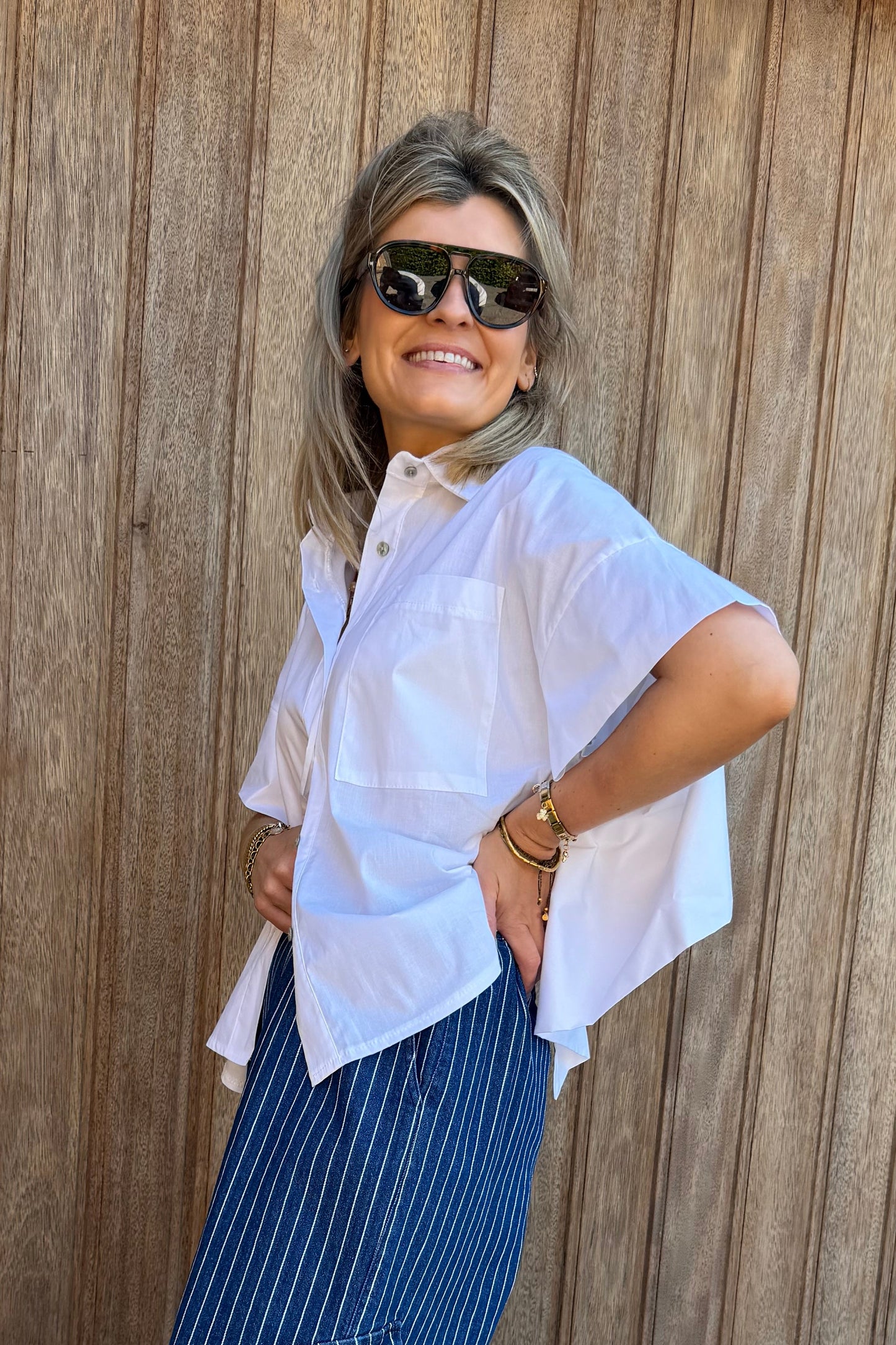 Victoire blouse wit