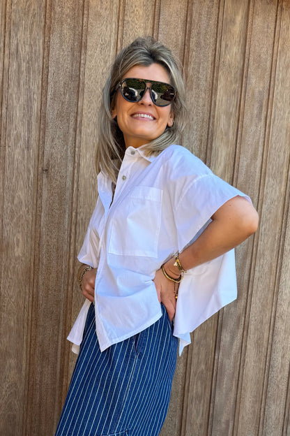 Victoire blouse wit