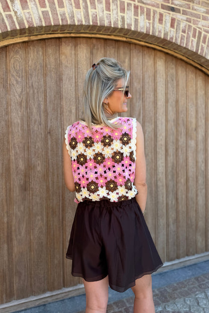 Flora Crochet Top