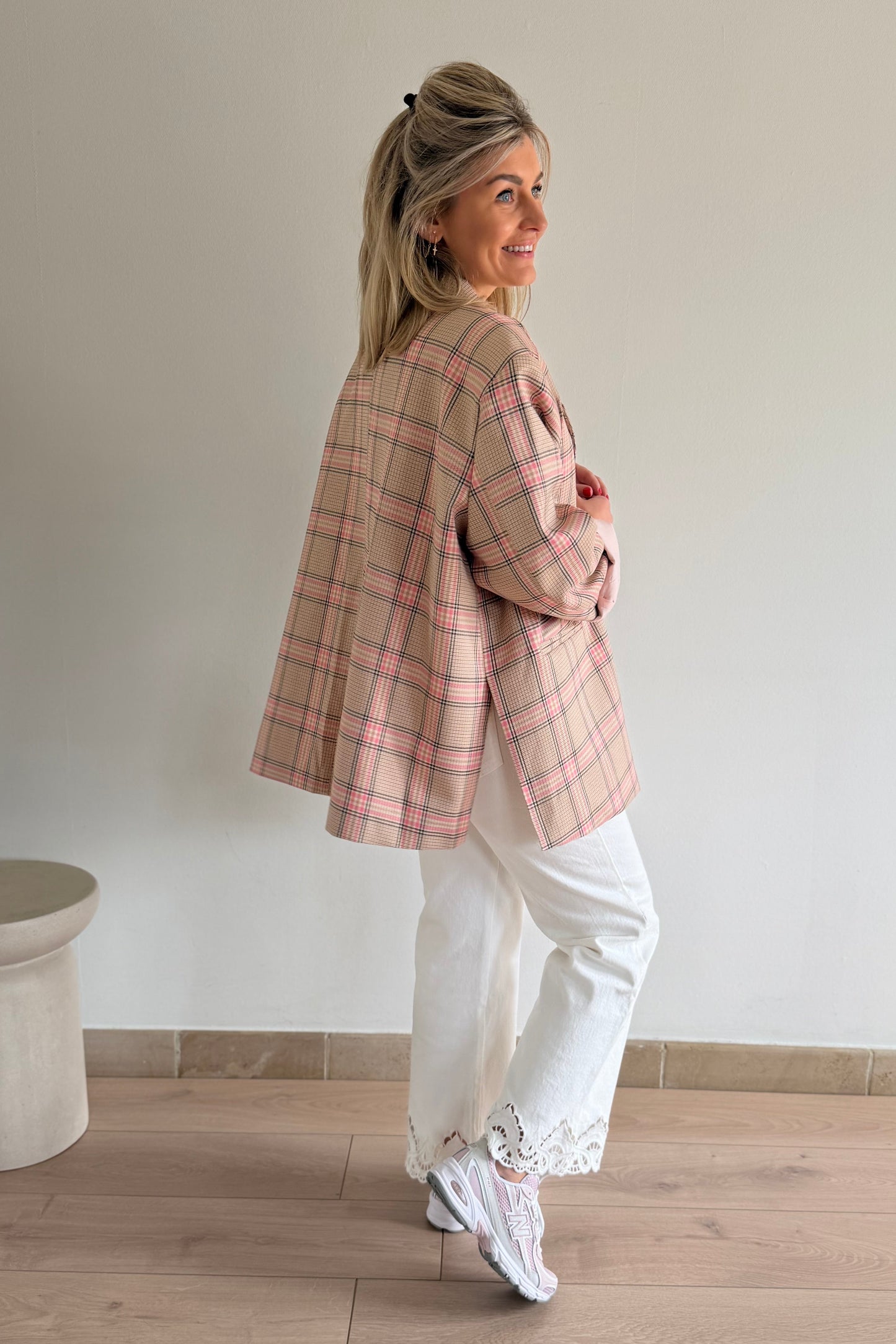 Jasmin Blazer beige-roze