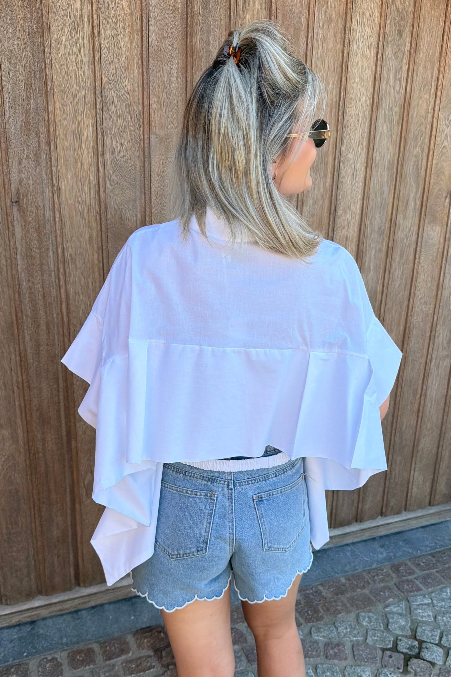 Victoire blouse wit