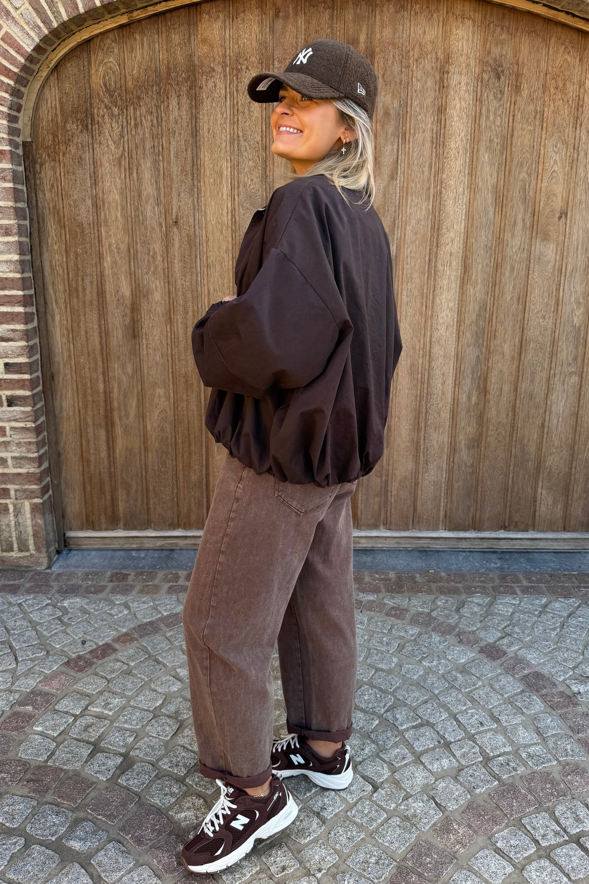 Bomber jas bruin