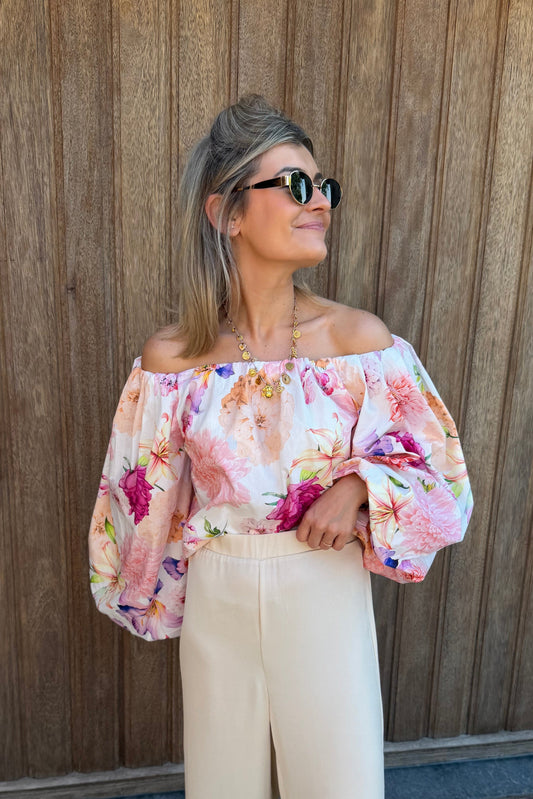 Fleur blouse off shoulder